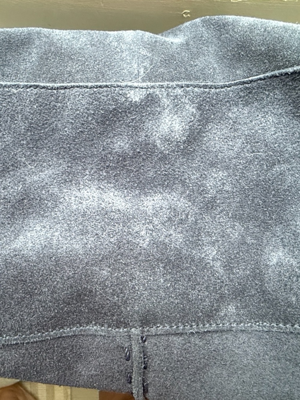 The Sak Navy Blue Suede Leather Hobo Shoulder Bag Adjustable Strap - Picture 9 of 9